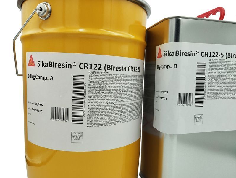 Эпоксидная смола 13 кг комплект Sika Biresin CR122 + CH122-5, термостойкая для композитов и форм