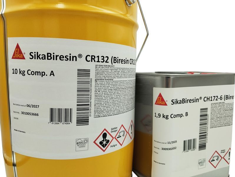 Эпоксидная смола 11.9 кг комплект Sika Biresin CR132 + CH172-6 для композитов и термостойких форм
