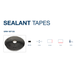 Герметизирующая лента 12х3 мм Sealant Tape GFM-1BT120 черная, рулон 15 м, max 130&deg;C GFM-1BT120-IO-BK12X03 фото 2