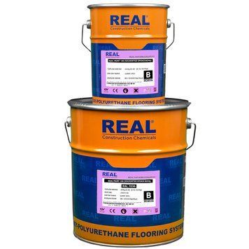 Фото Эпоксидная глянцевая краска 1 кг Epoxy Paint 180 REAL для промышленных полов, металла и бетона