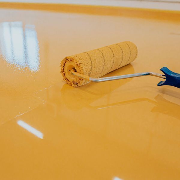 Фото Эпоксидная глянцевая краска 1 кг Epoxy Paint 180 REAL для промышленных полов, металла и бетона