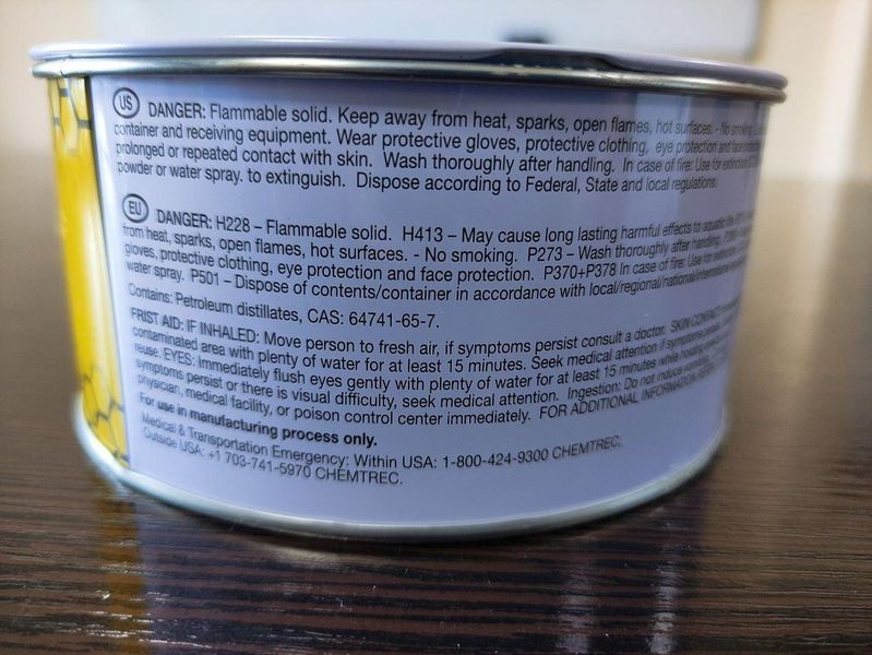 Фото Разделительная паста Honey Wax для форм из стеклопластика, воск для матриц 14 oz