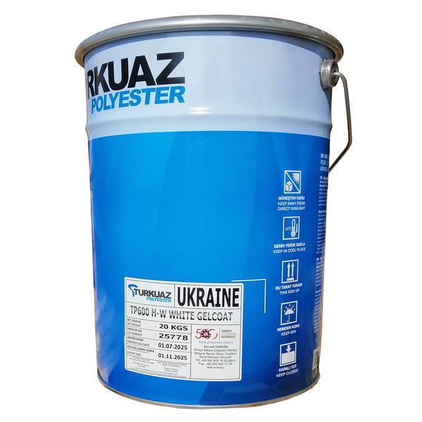 Ортофталевый гелькоут с УФ-устойчивостью 1 кг TP600 H-W Gelcoat белый