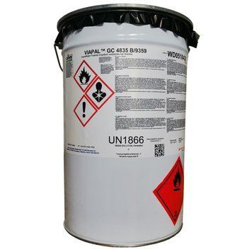 Гелькоут VIAPAL GC 4835 B/9376 белый 25 кг изофталево-неопентилгликолевый тиксотропный гелькоут для распыления