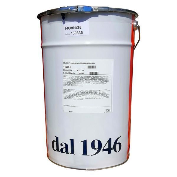 Изофталевый гелькоут 25 кг italbeit 4686 белый Palosh ISO NPG — высокая UV/химстойкость