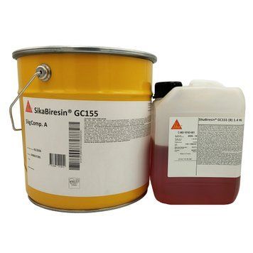 Фото Эпоксидный гелькоут 11.4 кг комплект Sika Biresin GC155 чёрный, термостойкий, для форм и ламината