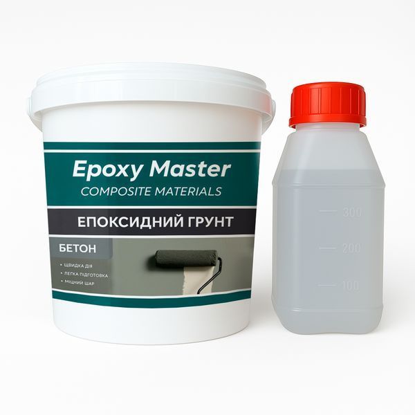 Эпоксидная грунтовка по бетону 3 кг Epoxy Master для бетонных поверхностей и пола фото Фото Эпоксидная грунтовка по бетону 3 кг Epoxy Master для бетонных поверхностей и пола