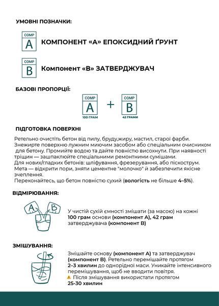 Эпоксидная грунтовка по бетону 5 кг Epoxy Master для бетонных поверхностей и пола фото Фото Эпоксидная грунтовка по бетону 5 кг Epoxy Master для бетонных поверхностей и пола